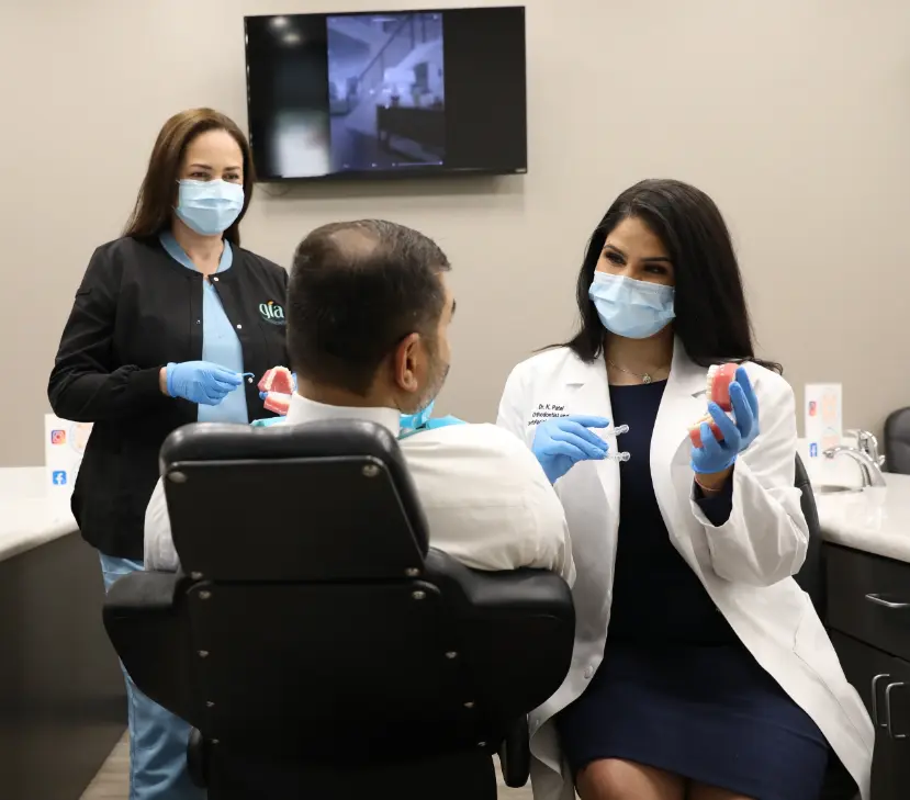 dr. patel with patient