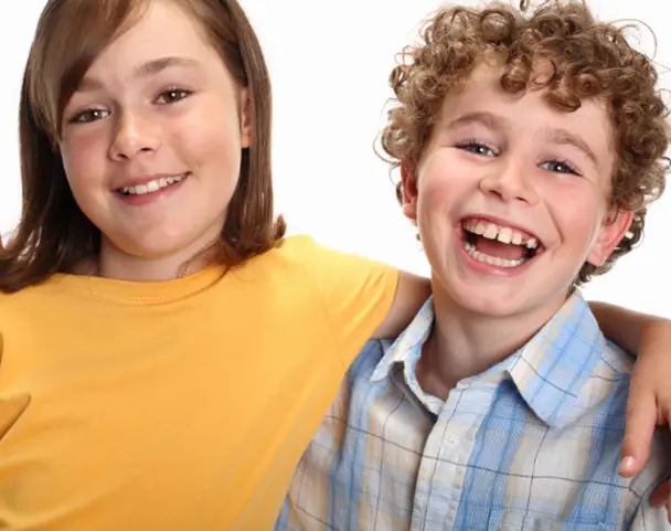 kids smiling