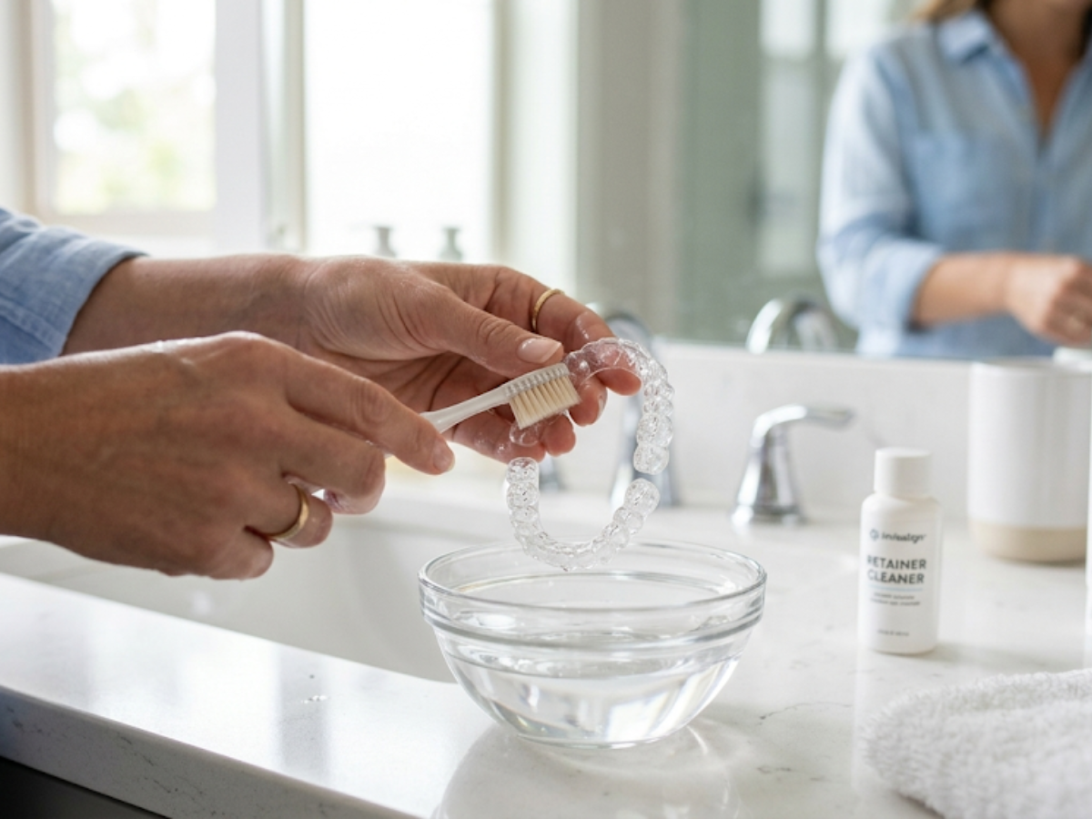Clean Invisalign Retainers