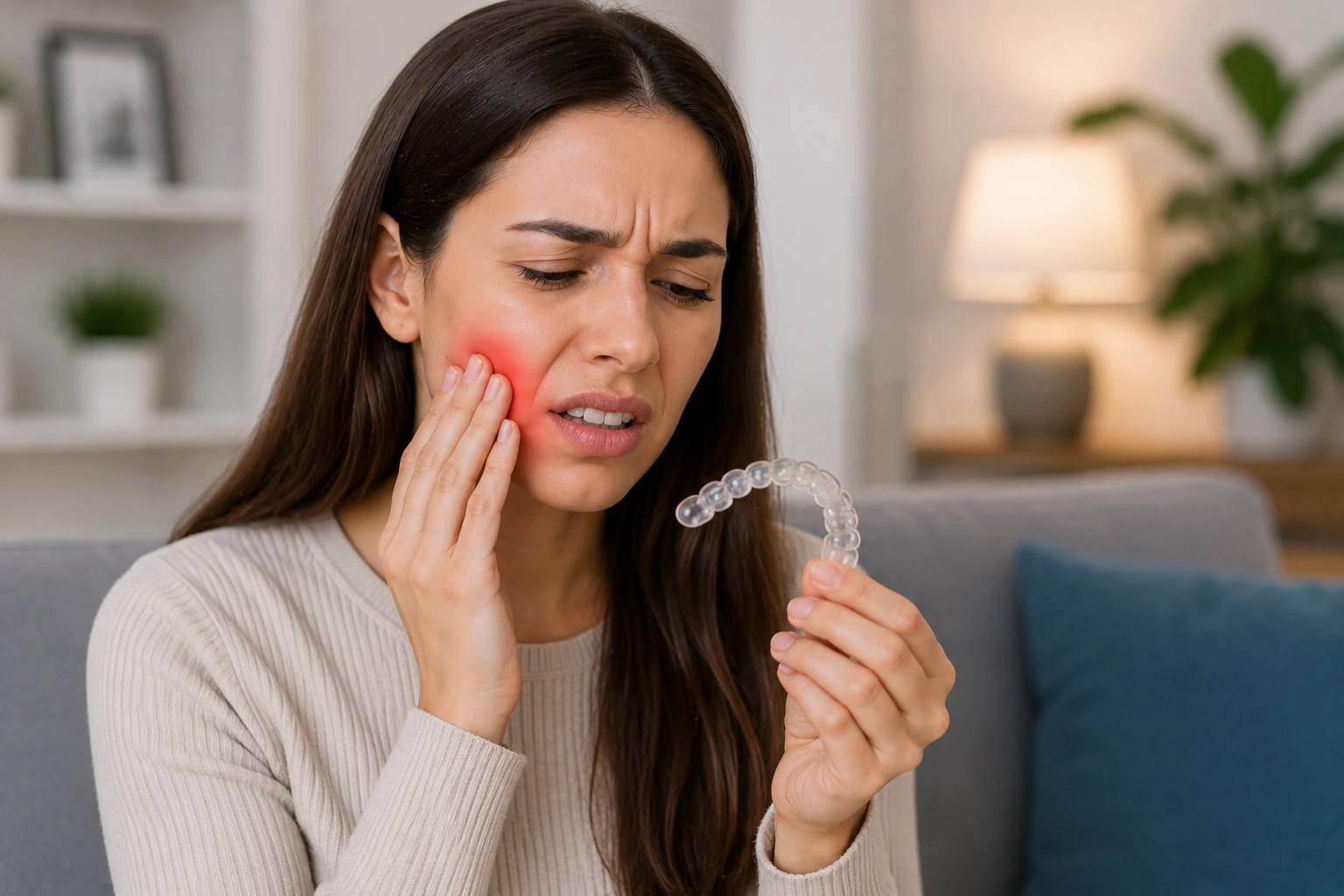 do clear aligners hurt?
