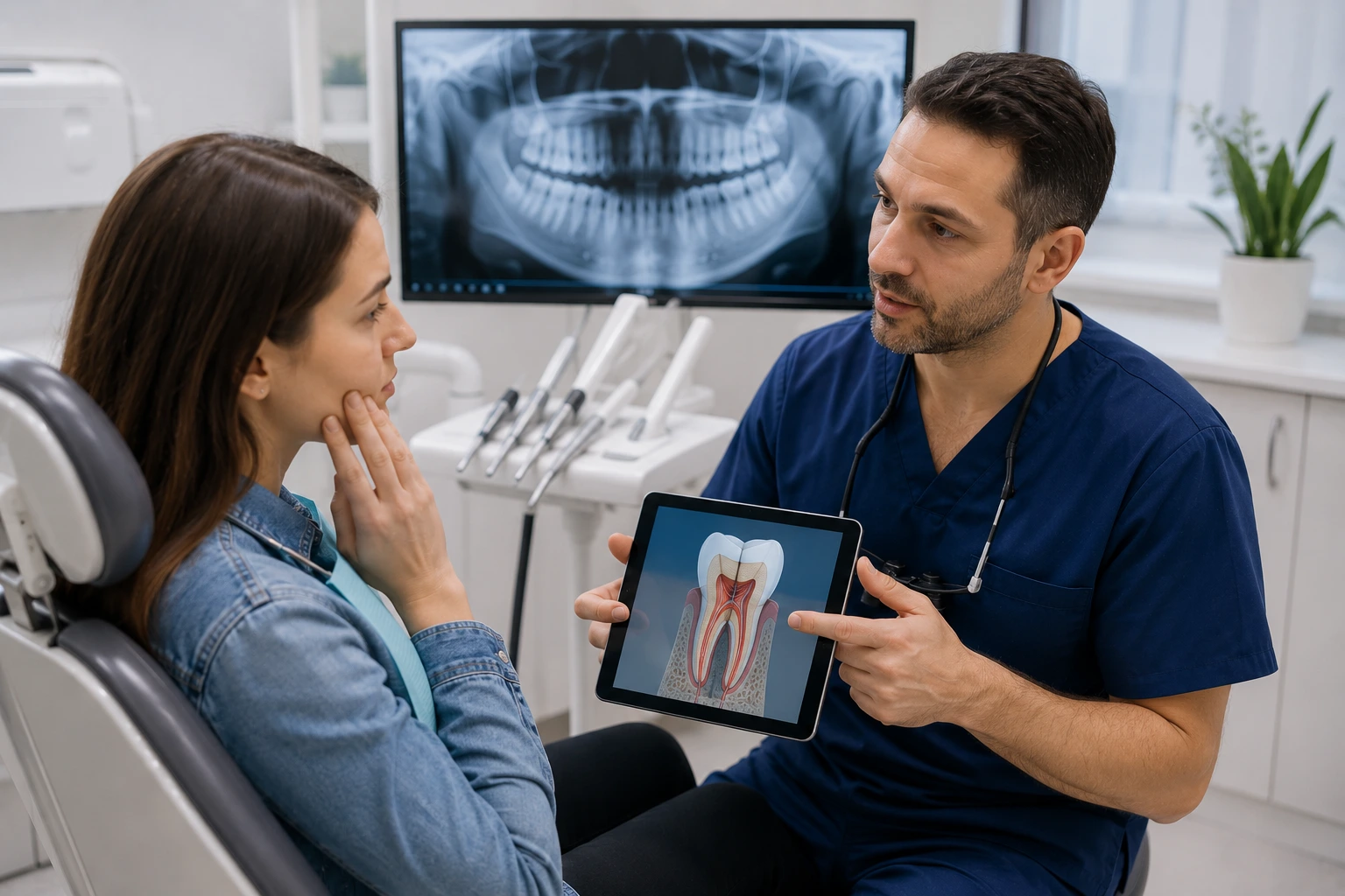 does an orthodontist do root canals?