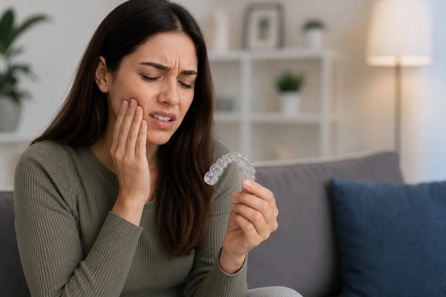 when should you contact your orthodontist about aligner pain?